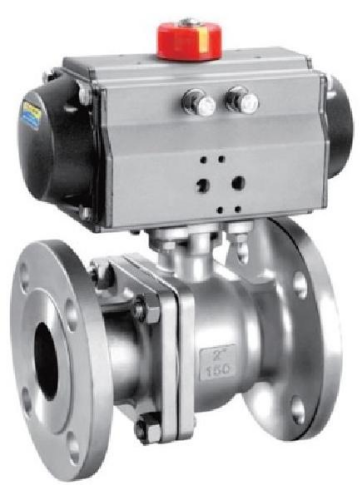 HLQ641F/H-16 气动法兰球阀