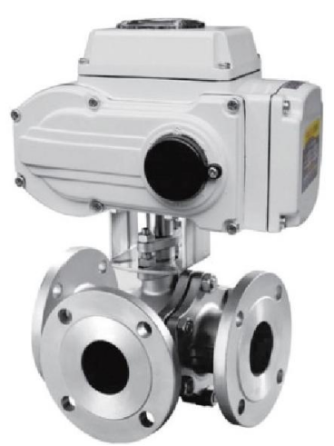 电动三通法兰式球阀 HLQ944F/H-16